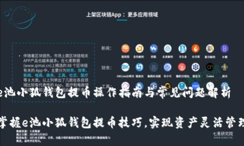 e池小狐钱包提币操作指南与常见问题解析

掌握e池小狐钱包提币技巧，实现资产灵活管理